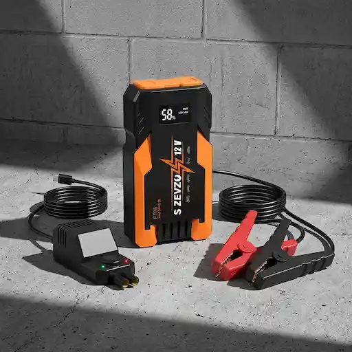 S ZEVZO ET05 3000A Ultra-Compact Jump Starter